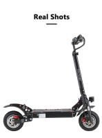 Scooter eléctrico plegable Halo Knight T104, Motor 1000W*2, Batería 52V 21Ah, velocidad máxima 65 km/h, alcance 45 km, IPX4, neumáticos off-road 10 pulgadas, freno de disco, ideal para el uso diario en la ciudad y actividades al aire libre - details 12