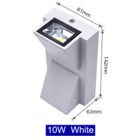 Lámpara De Pared Exterior Impermeable Moderna Y Creativa 5W 10W LED Para Jardín Patio Balcón Terraza Luz De Puerta - details 3