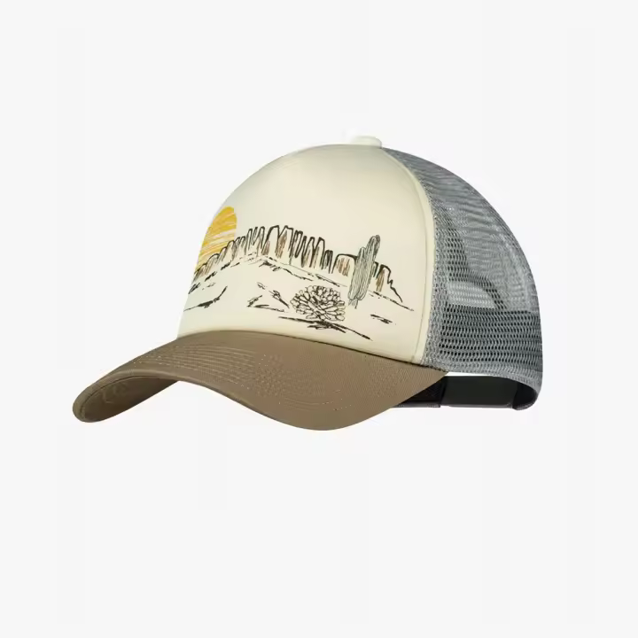 Ropa hombre Gorras Buff ® Gorra Trucker Beige - 1