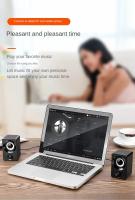 Mini Altavoz De Computadora USB Con Cable Estéreo Surround Portátil Para PC Escritorio Laptop Uso Doméstico Conexión AUX Y USB - details 8