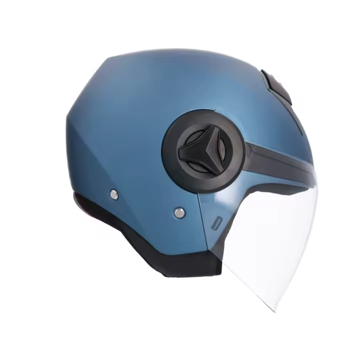 Casco Jet Shiro Atenas azul mate - 1