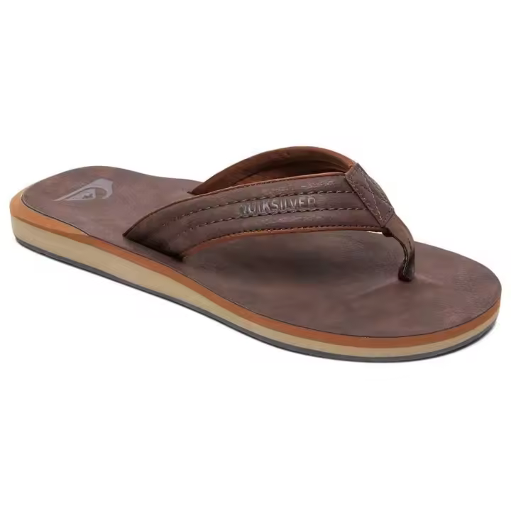 Quiksilver Chanclas Carver Nubuck Marrón Hombre Adulto - 1