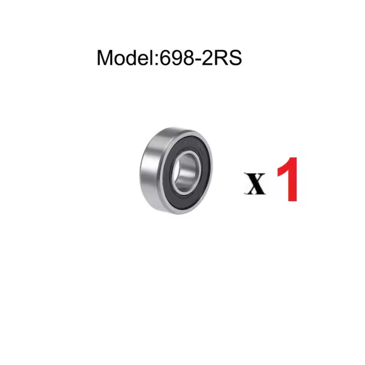 Rodamientos de bolas, 608-RS 608RS, 698 2RS, doble goma sellada, blindado, ranura profunda en miniatura, DESDE ESPAÑA MARKETPLACEXT - 1