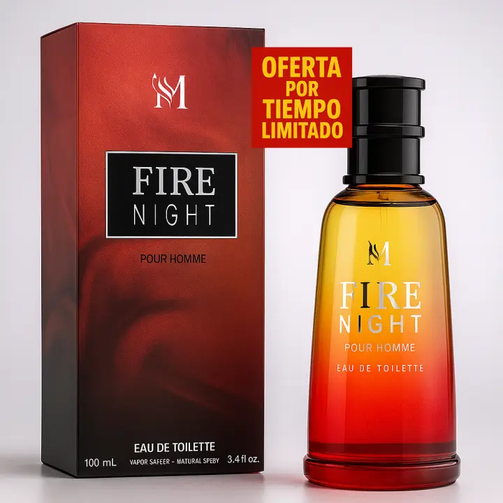Fire Night Eau de Toilette para hombre 100ml Montage Brands Fragancia inspirada en otros perfumes Perfume masculino - 1