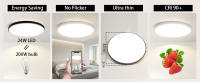 Lámpara De Techo LED Regulable Para Cocina Baño Sala De Estar Dormitorio Iluminación Contemporánea 220V Panel Luminaire Self-Contained - details 3