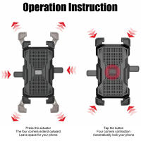 Soporte Ajustable Y Giratorio Para Motos Compatible Con iPhone Samsung Huawei Xiaomi Soporte Para GPS Navegación DVR Cámara - details 6