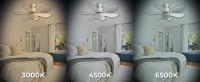 LED ATOMANT Ventilador de Techo con Luz LED y Mando a Distancia, 40W Ø52cm E27, Silencioso, Regulable Color y Velocidad - details 4