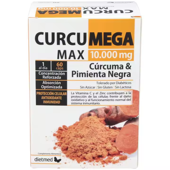 Dietmed Curcumega Max 10.000 Mg 60Caps - 1