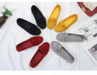Zapatos De Mujer Casual SUEDE Slip on Loafers Ballet Flats Zapatos Mujer Para Mamá Antideslizantes Transversal Para Otoño - details 2