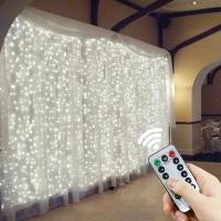 Decoración De Navidad Para El Hogar Guirnalda LED De Navidad Para Puerta Y Ventana Luz De Hadas Para Árbol Y Dormitorio - details 5