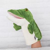 Puppets De Peluche De Cocodrilo Para Niños Juguetes Suaves Y Divertidos Para Juegos De Pretendimiento Regalo Para Niños Tamaño 28CM - details 4