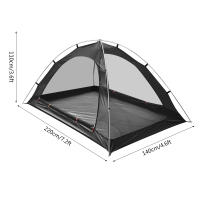 Carpa De Mosquitos Ultraligera Para 2 Personas Mesh Portátil Para Camping Impermeable Deporte Al Aire Libre Senderismo 2024 - details 5