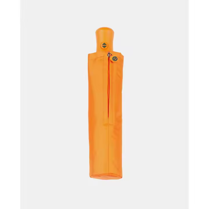Ezpeleta Paraguas de aluminio y fibra de vidrio plegable automático en color naranja - 1