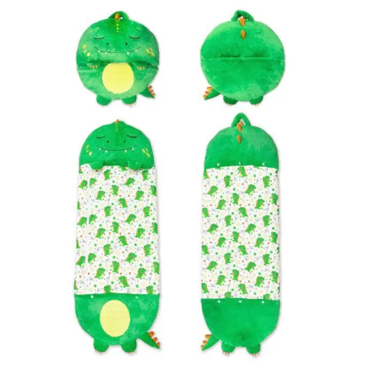 Saco de Dormir Infantil Almohada Plush Convertible 2 en 1, Diseño Animado Suave y Divertida para Niño - 1