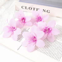 10Pcs Flores Artificiales 5CM Para Decoración De Hogar Fiesta Boda Jardín Accesorios Para Coronelas Y Manualidades - details 12