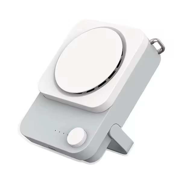 Mini VENTILADOR DE Cuello portátil con Carga USB, refrigerador de Aire en watería con Cordón - 1