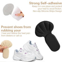 Almohadillas De Talón Para Zapatillas Protección Y Alivio Del Dolor Tamaño Reductor Medio Insertos De Esponja T-Shape Para El Cuidado Del Pie - details 1