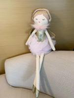 Muñeca De Peluche Rosa 50CM Con Corona Princesa Niña Suave Decoración Para Hogar Regalo De Cumpleaños Para Niñas Estilo Nórdico - details 7
