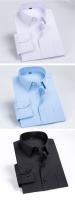 Camisa De Hombre De Manga Larga Para Negocios Casual Sin Planchar Alta Calidad Primavera Verano Slim Cómoda Moda Top Plano - details 11