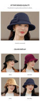 Sombrero De Paja Vintage Con Lazo Elegante Para Mujer Color Sólido Ajustable Para La Primavera Y Otoño Casual - details 5