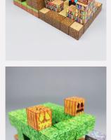 Juego De Construcción Magnético Para Niños Y Niñas Edad 3+ Bloques De Arquitectura De Minas DIY Juguetes Educativos 75-110 Piezas - details 7