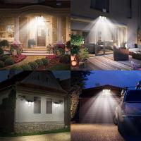 Lámpara Solar Impermeable Con Sensor De Movimiento 2000LM 333 LED Para Decoración De Jardín Luz De Seguridad Exterior Sconce Spotlights Rotatable - details 9