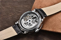 Reloj De Pulsera Mecánico Para Hombres PAGANI DESIGN 2023 Marca Top Lujo Dorado Resistente Al Agua Con Movimiento Automático Y Esqueleto Cuero Acolchado Estilo Casual - details 16