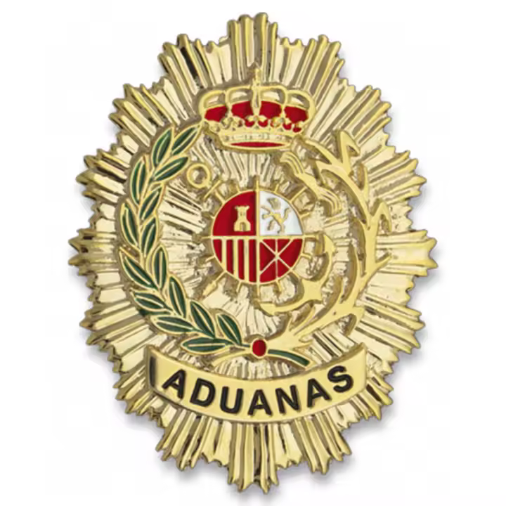 Placa-chapa cartera ADUANAS - 1