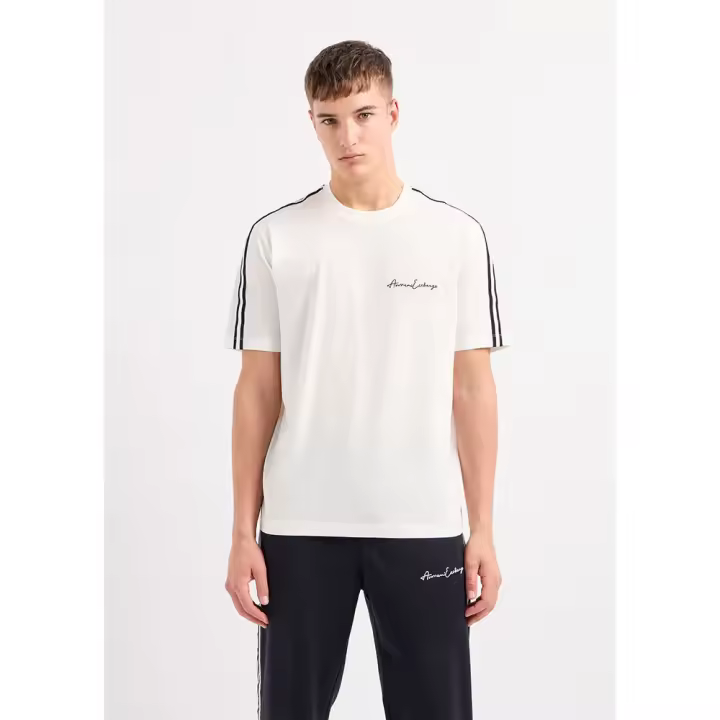 Armani Exchange Camiseta De Manga Corta Con Cuello Pico 8nztsg_zj9az - 1