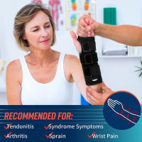 Mordaza De Muñeca Ajustable Para Tunnel Carpal Soporte Nocturno Con Splints Para Mano Derecha Soporte De Mano Para Artritis Y Tendinitis - details 7