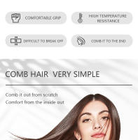 Cepillo De Corte De Pelo Para Peluquero Anti Estático Herramientas De Estilizado Y Afección De Cabello En Salon Barbería - details 1