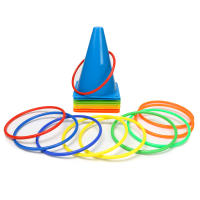 Juego De Barricadas De Fútbol Con Bucket De Señal 18cm Durables Y Anticaídas Material Protector Medio Ambiente Para Entrenamiento - details 4