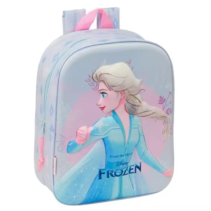 Mochila Guarderia 3D Bolsillo Red Frozen 22X10X27Cm Producto Oficial Especial Regalos Para Todos - 1