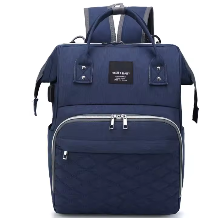 Bolsa Materna Para Bebé Con USB Y Portátil Gran Capacidad Impermeable Ligera Organizador Para Carrito De Compras Diáspers Bolsa De Mano Para Madres - 1