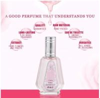 Perfume arabe Yara formato bolso 50 ml. Marca Sultan el Waha. Fragancia exotica. olor duradero, top tendencias economica, olor dulce jazmin vainilla. Lattafa Perfume Yara Vainilla, sándalo, almizcle - Eau de Parfum Natural mujer -50 ml-1.7 Fl.Oz LATTAFA - details 3