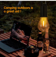 Luz De Camping LED Recargable USB Con 3 Modos De Iluminación Velocidad Ajustable Bombillas Vintage Con Gancho Para Acampar Y Senderismo En Tienda De Campaña - details 10