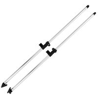 vidaXL Postes de soporte de toldos bimini para barcos 2 uds aluminio - details 2