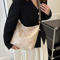 Bolso De Hombro Para Mujer Vintage De Color Sólido Moda Con Correa Ancha Y Gran Capacidad Bolso Cruzado De Estilo Buceo - details 26