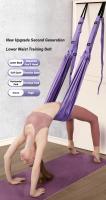 Cinta De Aerial Yoga Ajustable Para Mujeres Equipo De Gimnasio Para Estiramiento Y Flexiones De Piernas Hammock De Entrenamiento De Cuerda Pull Rope - details 0