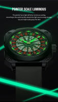 Reloj De Pulsera Para Hombre VA VA VOOM 2025 Estilo Deportivo Original Silicona Nocturno Luz Cuadrado Regalo Resistente Al Agua Y Shock - details 5