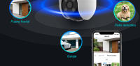 Ezviz H8C 2K+ Cobertura 360º  Visión nocturna a color Resolución 2k+Detección de siluetas con IA Audio bidireccional Video H.265 Defensa activa Diseño resistente - details 1