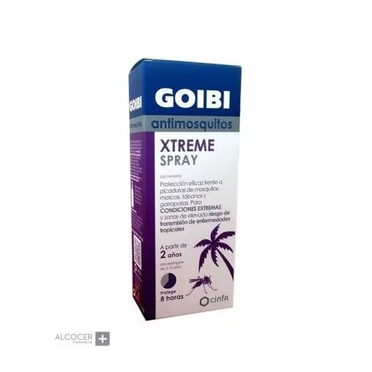 Cinfa GOIBI ANTIMOSQUITOS XTREME SPRAY 75 ML - Repelente de Insectos para Piel Expuesta - 1