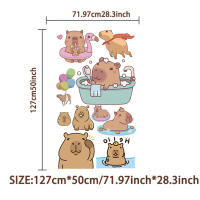 10Pcs/set Pegatinas De Tatuaje Capybara Para Niños Dibujos Animados Temporales Hidrofóbicos Regalo De Cumpleaños Para Niños Boys Y Girls - details 10