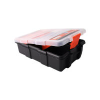KMT Caja De Herramientas Portátil Con Compartimento Removible 1pc Caja De Plástico De 8 Tamaños Diferentes Organizador De Trabajo - details 3
