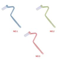 Cepillo De Inodoro Con Mango Extendido Para Eliminar Esquinas Muertas Cepillo De Limpieza Con Forma V De Plástico Cepillo Lateral Curvado - details 13