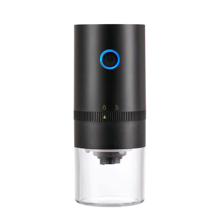 Molinillo de café eléctrico portátil, Molinillo de café recargable USB, Pequeño molinillo de café eléctrico
Cafetera, Negro - 1