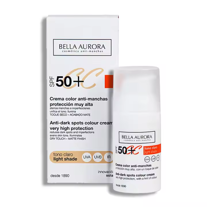 Bella Aurora Suncare Cream Color Tono Clair Spf50+30Ml - 1