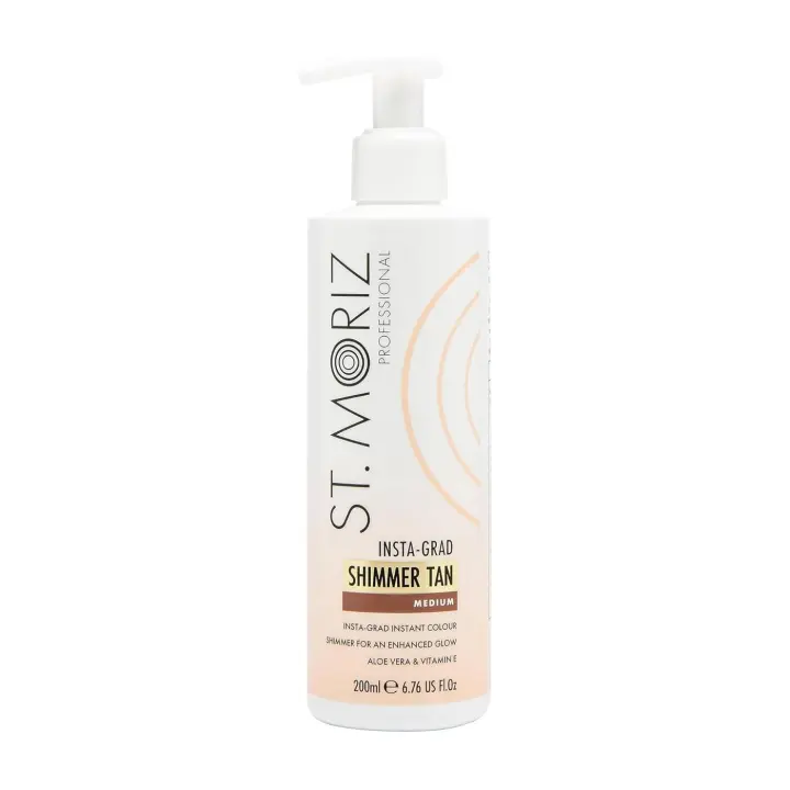 Loción autobronceadora instantánea con shimmer - Medio - 1