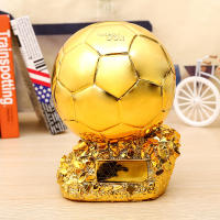 Copa De Fútbol Dorada Con Tecnología Electroplata Decoración De Escritorio Artefacto Resina Regalo De Cumpleaños Y Oficina - details 6
