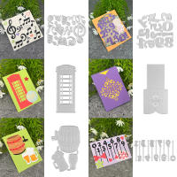 Cortadores De Metal Para Scrapbooking Alfabeto Inglés Números Arábigos Notas Musicales Y Cerveza Decorativos Para Manualidades - details 0